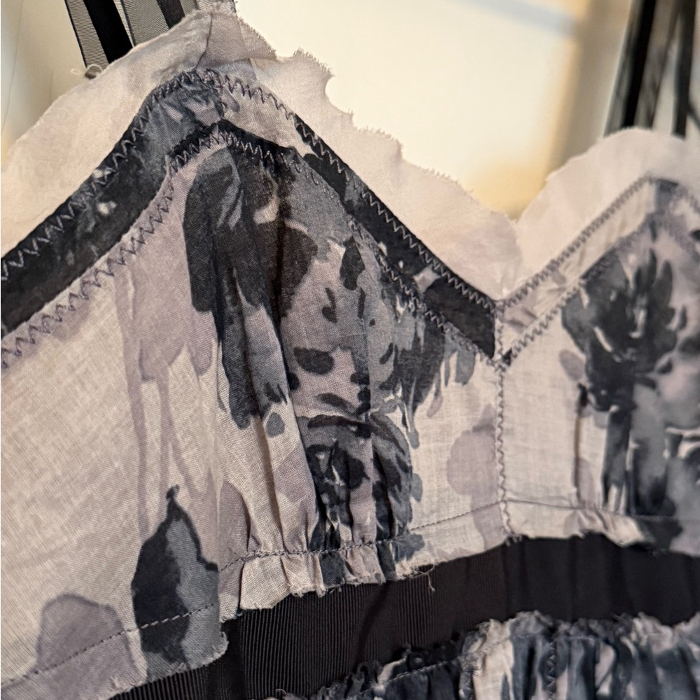 ANN TAYLOR COTTON VOILE SHEAR OVERLAY DRESS
